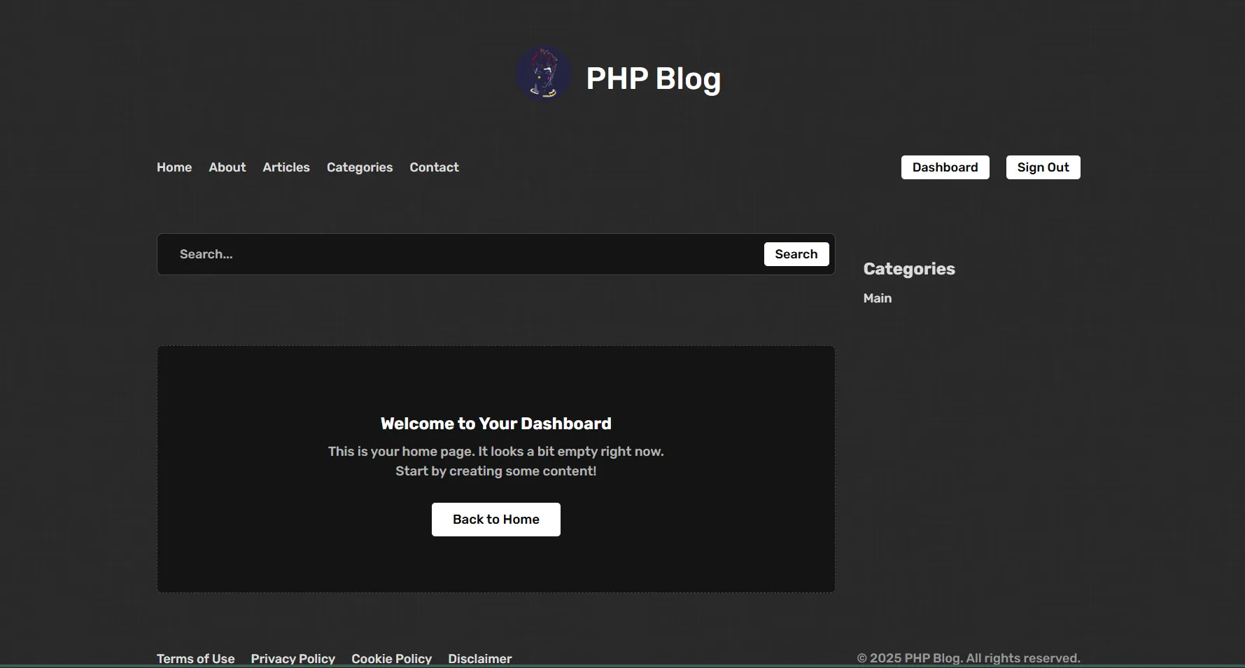 PHP Blog